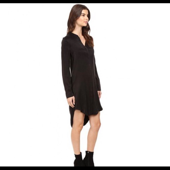 Splendid Washed Cupro Shirt Dress - Picture 3 of 3